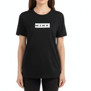 Minx New York Pigeon Box Logo Streetwear Y2K Tee Size Med